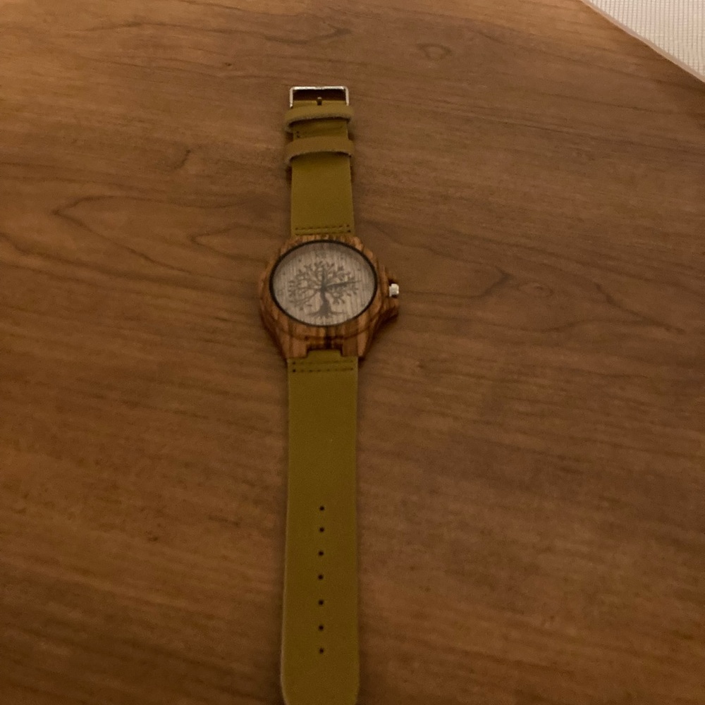 Mens wood watch